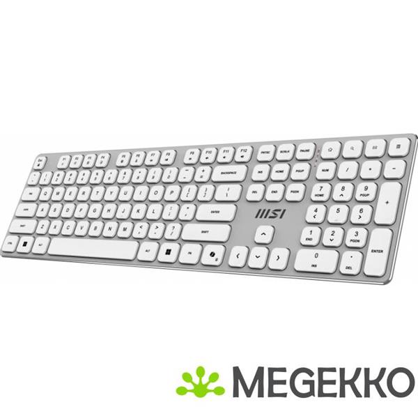 Grote foto msi forge k210 wireless combo white us computers en software overige computers en software