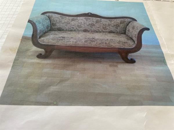 Grote foto canap antiek en kunst stoelen en banken