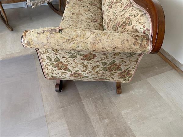 Grote foto canap antiek en kunst stoelen en banken