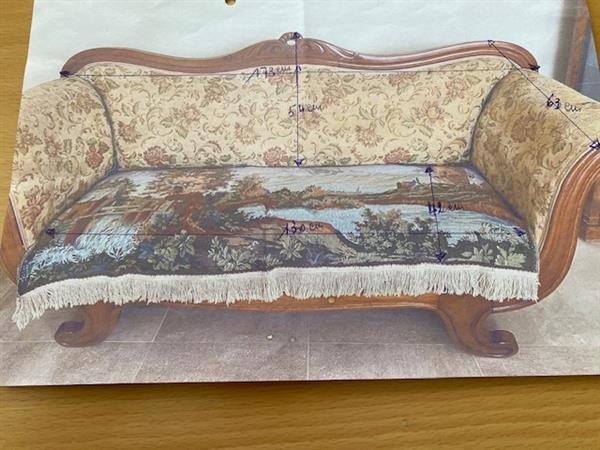 Grote foto canap antiek en kunst stoelen en banken