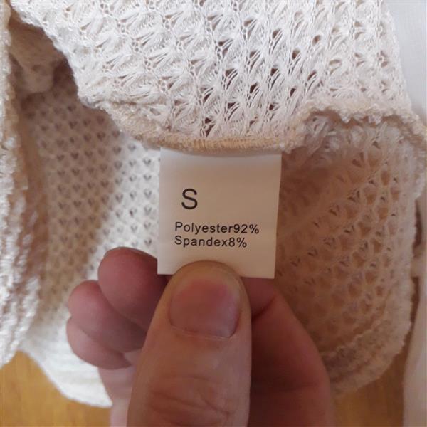 Grote foto trui beige nieuw kleding dames truien en vesten