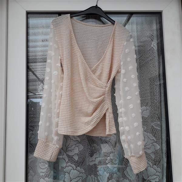 Grote foto trui beige nieuw kleding dames truien en vesten