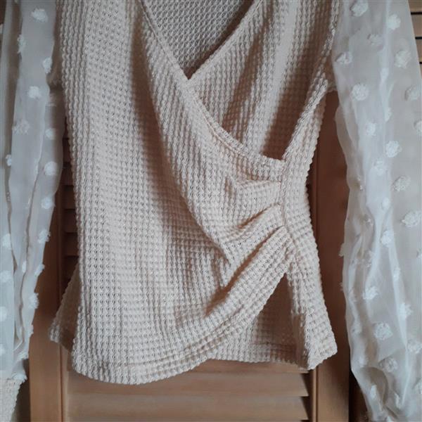 Grote foto trui beige nieuw kleding dames truien en vesten