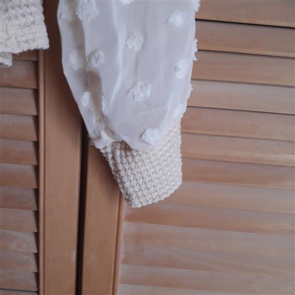 Grote foto trui beige nieuw kleding dames truien en vesten