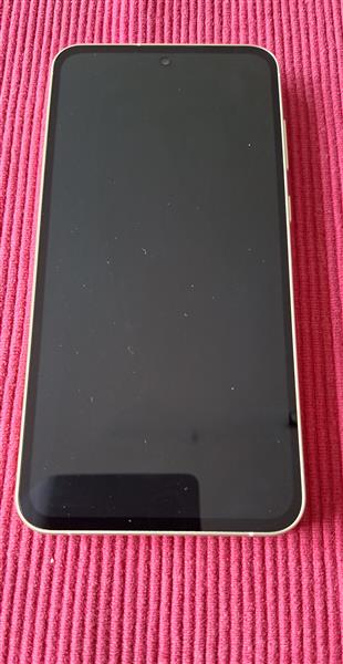 Grote foto samsung galaxy a55 5g awesome lemon. telecommunicatie samsung