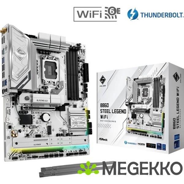 Grote foto asrock b860 steel legend wifi computers en software moederborden