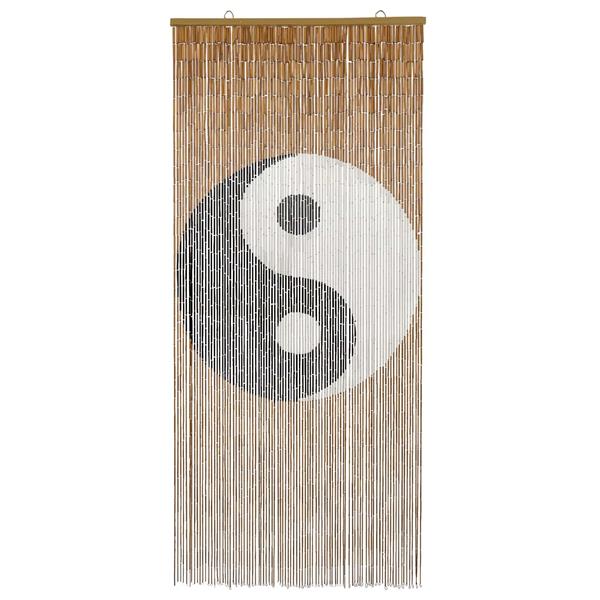 Grote foto vidaxl insect deurgordijn meerkleurig 200 x 90 cm bamboe doe het zelf en verbouw deuren en horren