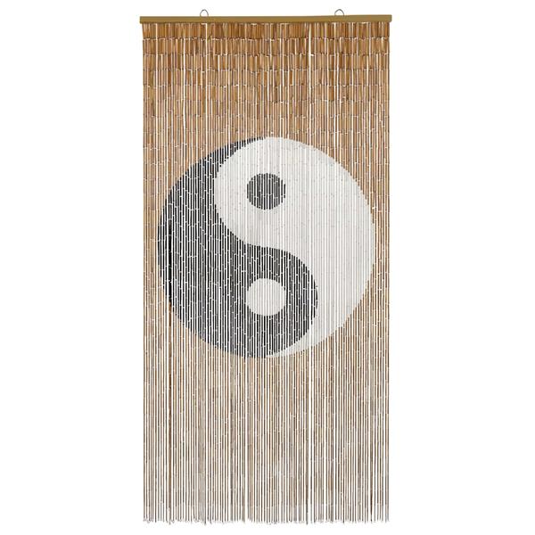 Grote foto vidaxl vliegengordijn meerkleurig 200 x 100 cm bamboe doe het zelf en verbouw deuren en horren