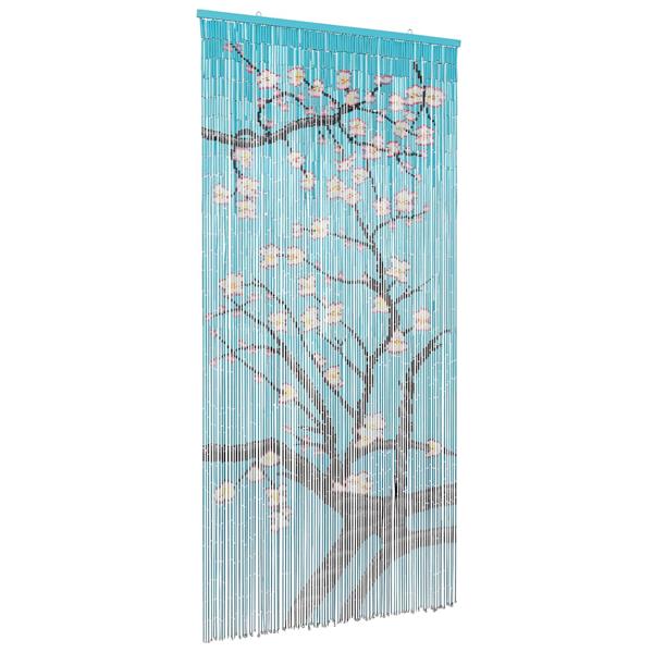 Grote foto vidaxl insect deurgordijn meerkleurig 200 x 100 cm bamboe doe het zelf en verbouw deuren en horren