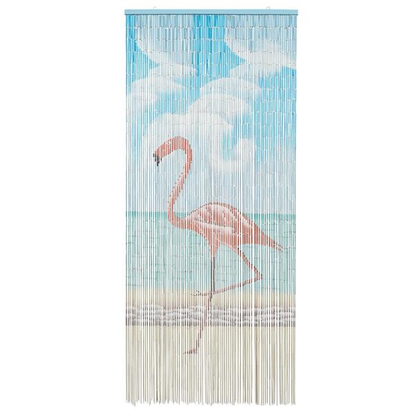 Grote foto vidaxl insect deurgordijn meerkleurig 200 x 90 cm bamboe doe het zelf en verbouw deuren en horren