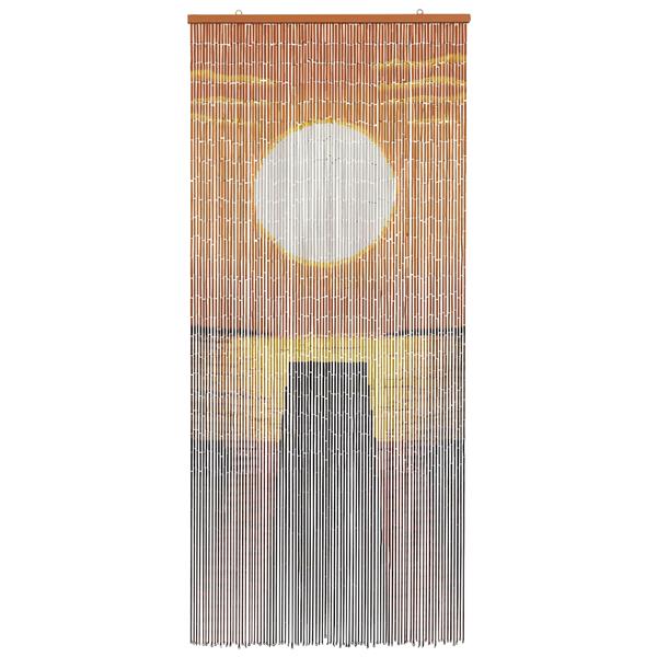 Grote foto vidaxl insect deurgordijn meerkleurig 200 x 90 cm bamboe doe het zelf en verbouw deuren en horren