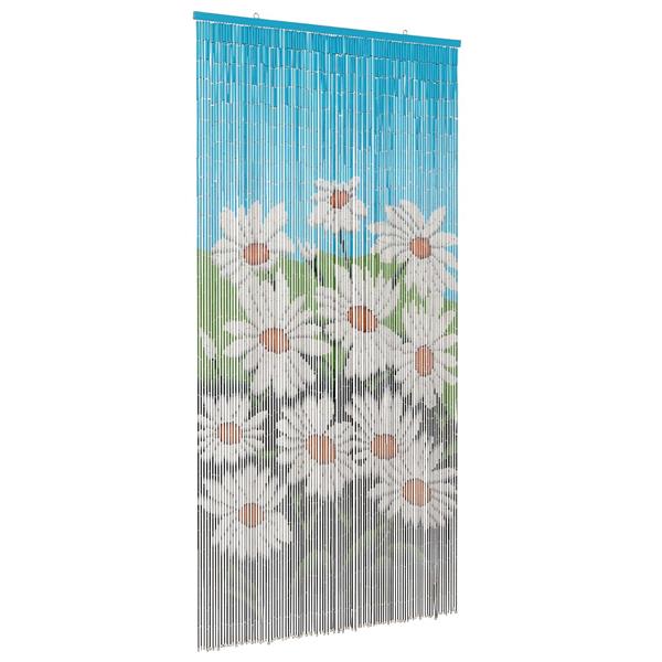 Grote foto vidaxl insect deurgordijn meerkleurig 200 x 100 cm bamboe doe het zelf en verbouw deuren en horren