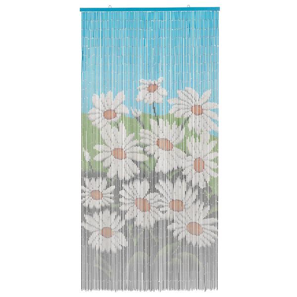 Grote foto vidaxl insect deurgordijn meerkleurig 200 x 100 cm bamboe doe het zelf en verbouw deuren en horren