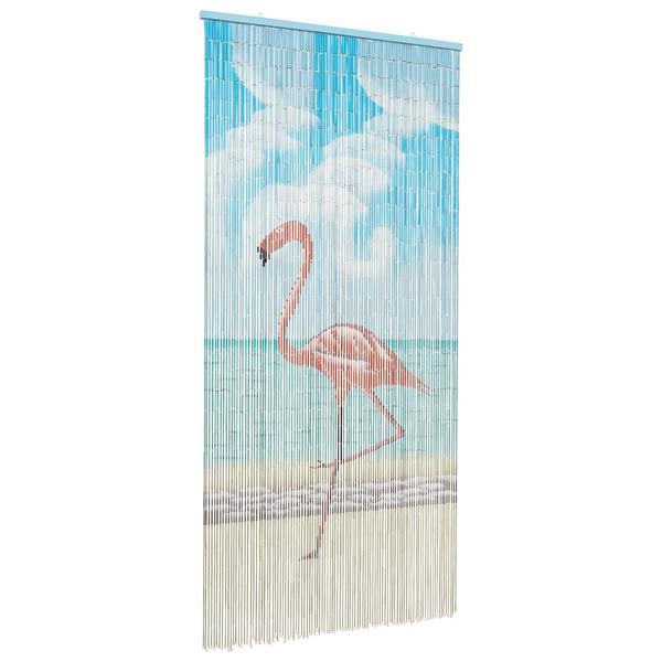Grote foto vidaxl insect deurgordijn meerkleurig 200 x 100 cm bamboe doe het zelf en verbouw deuren en horren