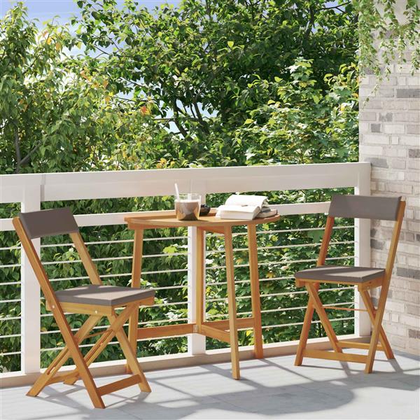 Grote foto vidaxl bistrostoelen voor buiten 2 pcs donkergrijs 40 x 53 x 80 cm tuin en terras tuinmeubelen