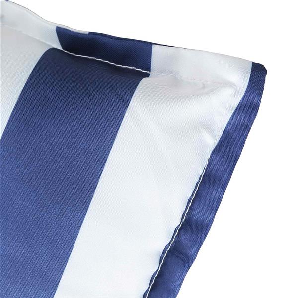 Grote foto vidaxl tuinkussen 6 st blauw en wit 120 x 50 x 7 cm stof huis en inrichting woningdecoratie