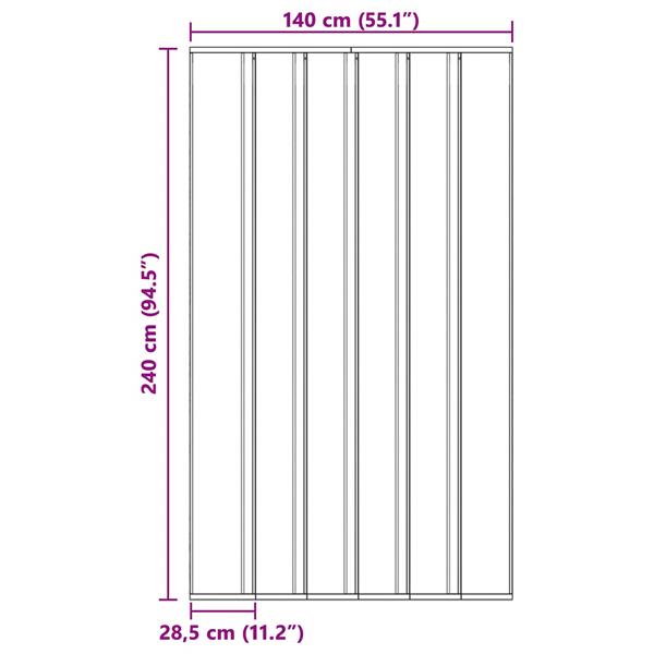 Grote foto vidaxl insect deurenscherm met gaaskleed zwart polyester doe het zelf en verbouw deuren en horren