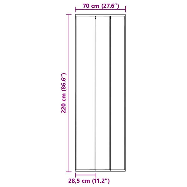 Grote foto vidaxl insect deurenscherm met gaaskleed zwart polyester doe het zelf en verbouw deuren en horren