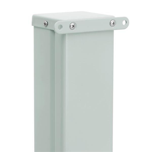 Grote foto vidaxl uittrekbaar zijscherm beige 300 x 100 cm polyester tuin en terras overige tuin en terras