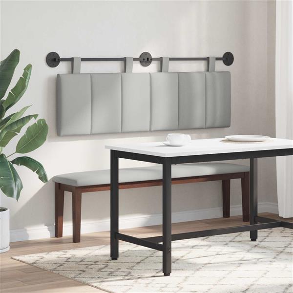 Grote foto vidaxl hangend hoofdbord stof antiek en kunst stoelen en banken