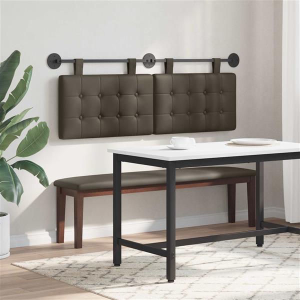 Grote foto vidaxl hangend hoofdbord kunstleer antiek en kunst stoelen en banken