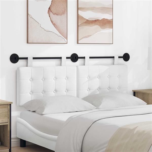 Grote foto vidaxl hangend hoofdbord stof antiek en kunst stoelen en banken