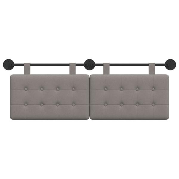 Grote foto vidaxl hangend hoofdbord stof antiek en kunst stoelen en banken