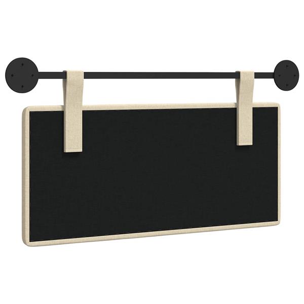 Grote foto vidaxl hangend hoofdbord stof antiek en kunst stoelen en banken