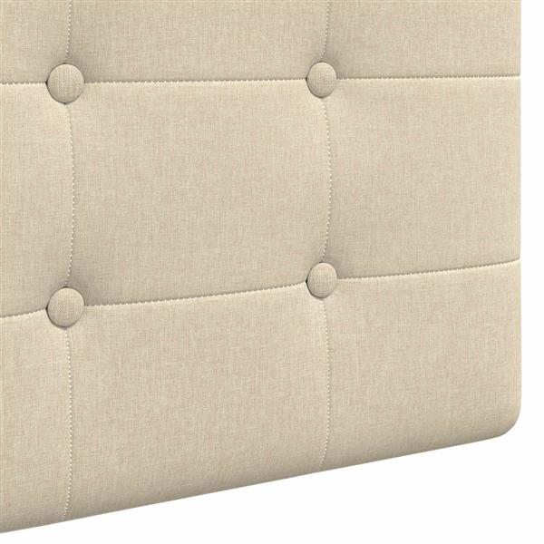 Grote foto vidaxl hangend hoofdbord stof antiek en kunst stoelen en banken