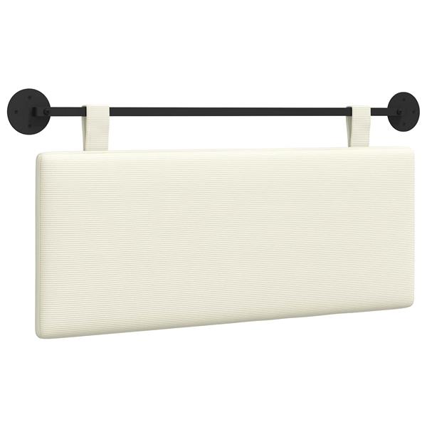 Grote foto vidaxl hangend hoofdbord katoen stof antiek en kunst stoelen en banken