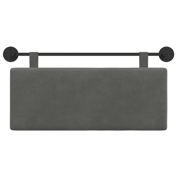 Grote foto vidaxl hangend hoofdbord katoen stof antiek en kunst stoelen en banken