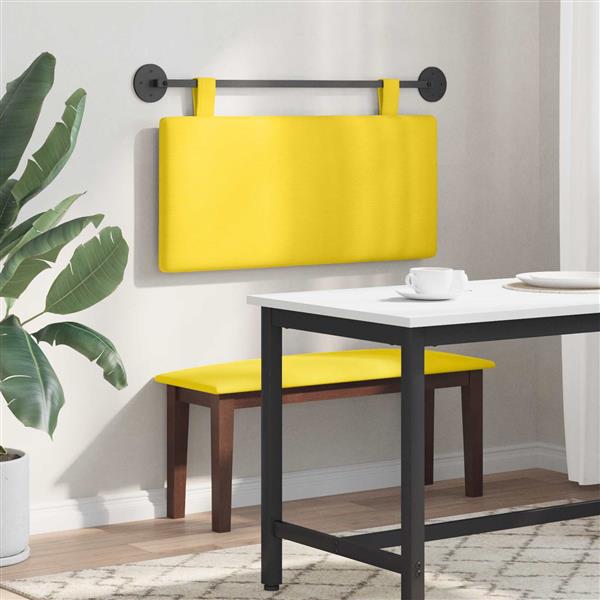 Grote foto vidaxl hangend hoofdbord katoen stof antiek en kunst stoelen en banken