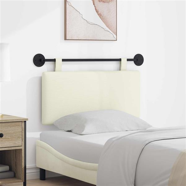 Grote foto vidaxl hangend hoofdbord katoen stof antiek en kunst stoelen en banken