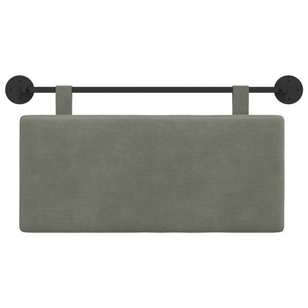 Grote foto vidaxl hangend hoofdbord katoen stof antiek en kunst stoelen en banken