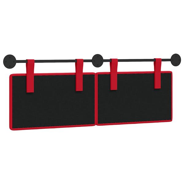 Grote foto vidaxl hangend hoofdbord nep leer antiek en kunst stoelen en banken