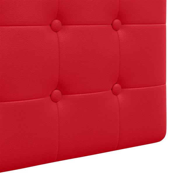 Grote foto vidaxl hangend hoofdbord nep leer antiek en kunst stoelen en banken