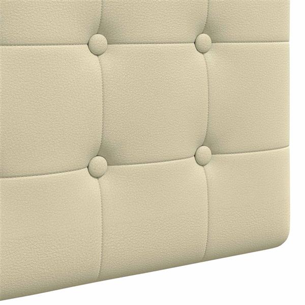 Grote foto vidaxl hangend hoofdbord nep leer antiek en kunst stoelen en banken