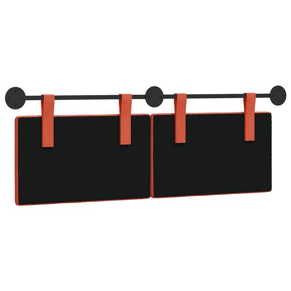 Grote foto vidaxl hangend hoofdbord katoen stof antiek en kunst stoelen en banken