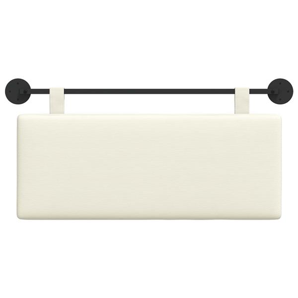 Grote foto vidaxl hangend hoofdbord katoen stof antiek en kunst stoelen en banken