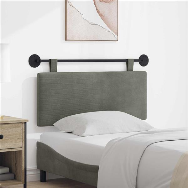 Grote foto vidaxl hangend hoofdbord katoen stof antiek en kunst stoelen en banken