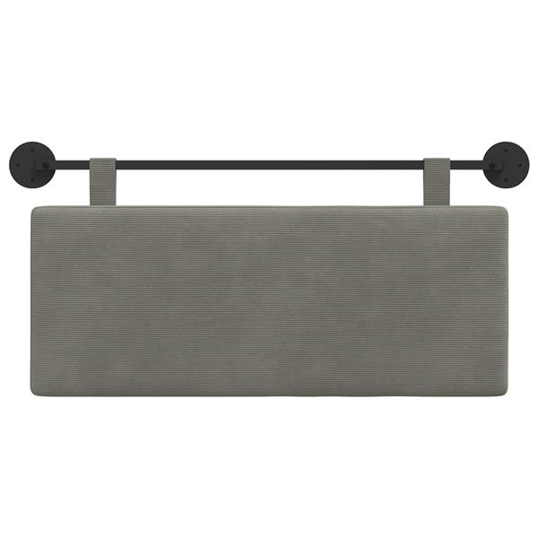 Grote foto vidaxl hangend hoofdbord katoen stof antiek en kunst stoelen en banken