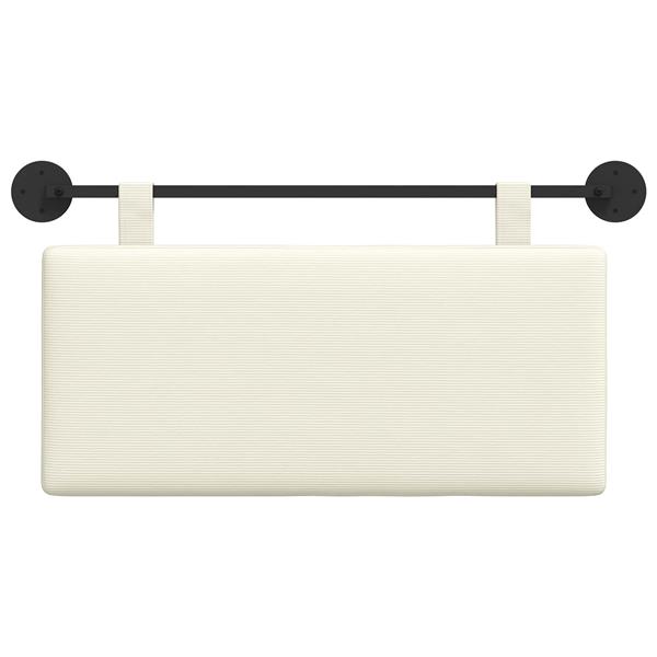 Grote foto vidaxl hangend hoofdbord katoen stof antiek en kunst stoelen en banken