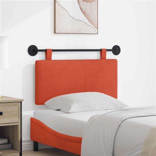 Grote foto vidaxl hangend hoofdbord katoen stof antiek en kunst stoelen en banken