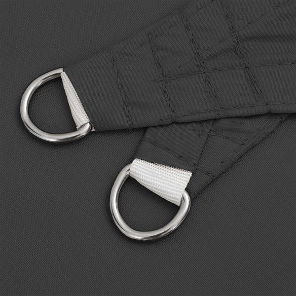 Grote foto vidaxl zonneschaduwzeil zwart 6 x 2 5 m 100 polyester oxford tuin en terras overige tuin en terras