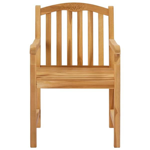 Grote foto vidaxl stoelen met rozenmotief 2 stuks naturel 58 x 60 x 90 cm tuin en terras tuinmeubelen