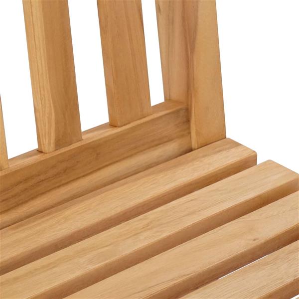 Grote foto vidaxl barkruk 2 pcs onbehandeld 35 x 45 x 110 cm massief teakhout tuin en terras tuinmeubelen