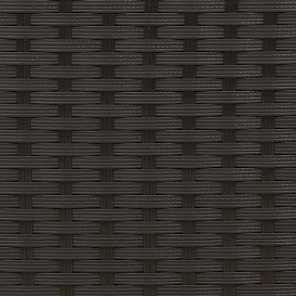 Grote foto vidaxl verstelbare tuinstoel zwart 57 x 63 x 94 cm poly rattan tuin en terras tuinmeubelen