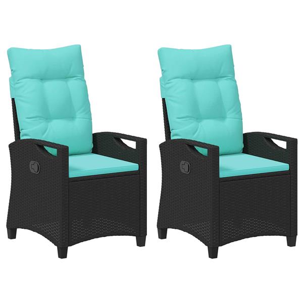 Grote foto vidaxl tuinstoel 56 x 64 x 94 cm staal tuin en terras tuinmeubelen