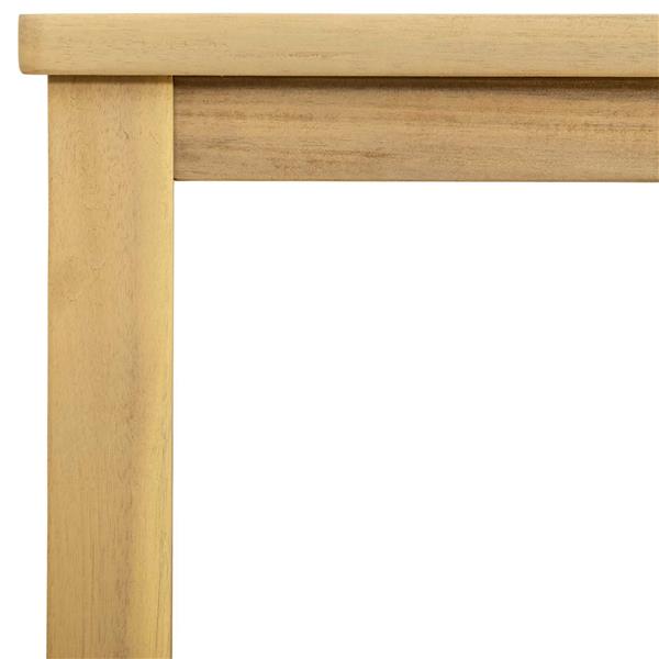 Grote foto vidaxl tuin console tafel licht acacia 110 x 40 x 75 cm tuin en terras tuinmeubelen