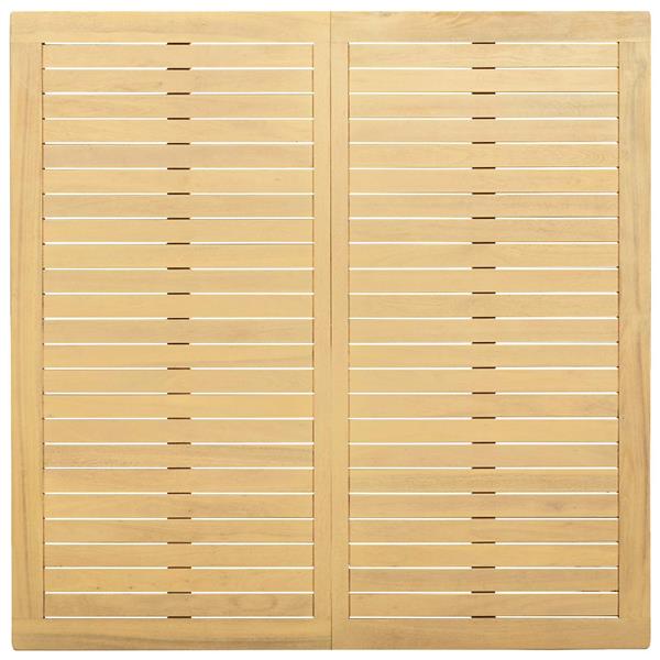 Grote foto vidaxl salontafel licht acacia 110 x 110 x 45 cm massief acaciahout tuin en terras tuinmeubelen